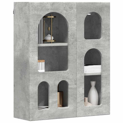 Hanging Cabinet with Shelf ELST Concrete Grey 59 x 20 x 71.5 cm