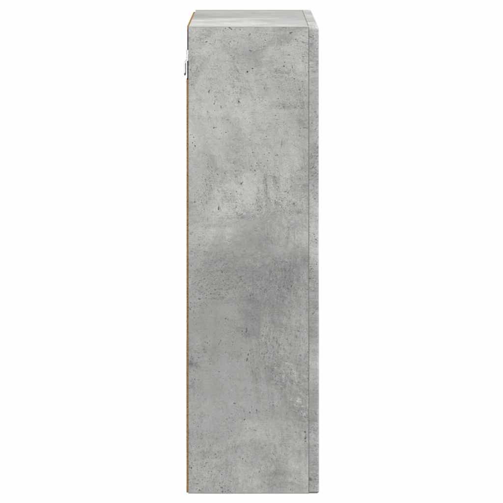 Hanging Cabinet with Shelf ELST Concrete Grey 59 x 20 x 71.5 cm