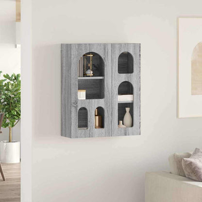 Hanging Cabinet with Shelf ELST Grey Sonoma 59 x 20 x 71.5 cm