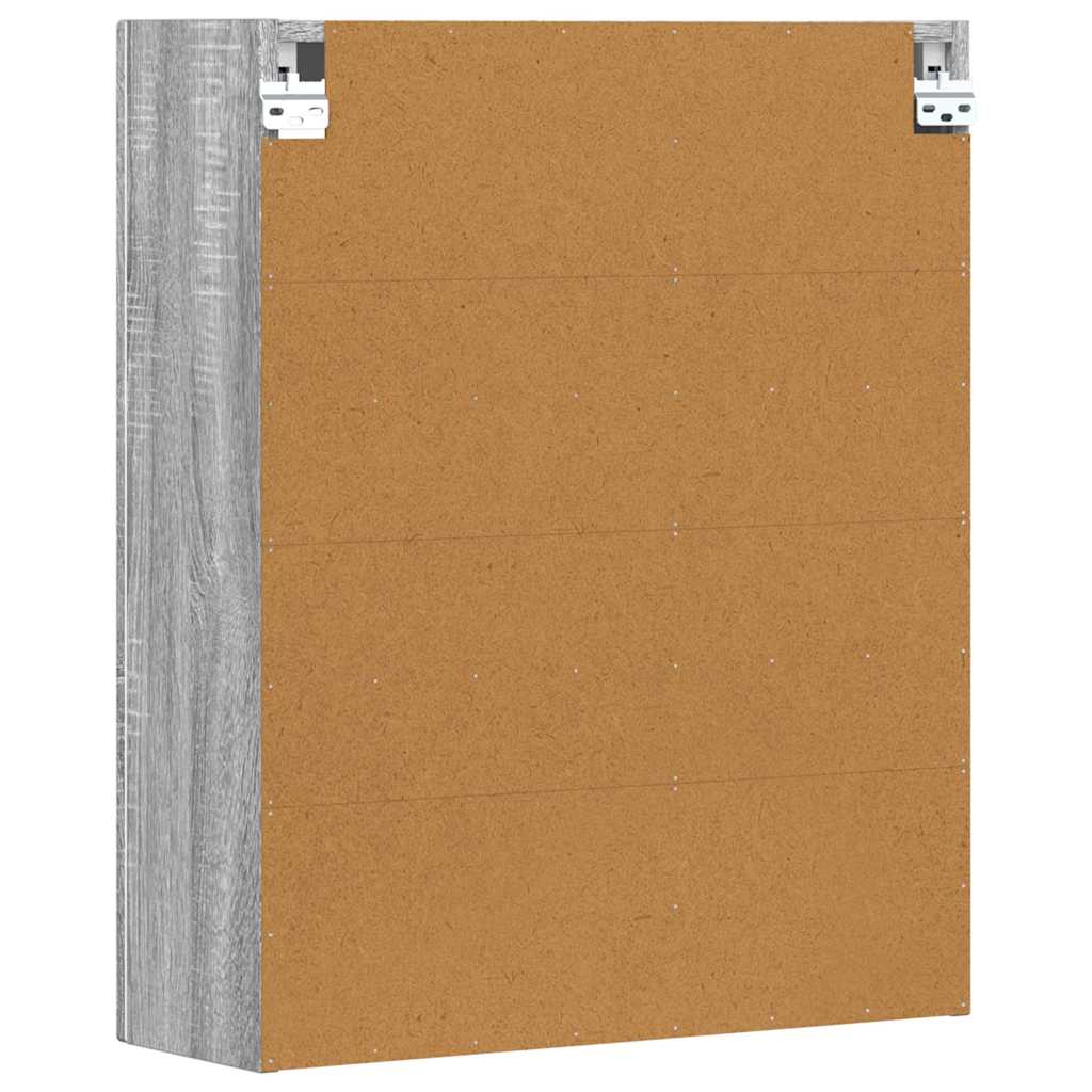Hanging Cabinet with Shelf ELST Grey Sonoma 59 x 20 x 71.5 cm