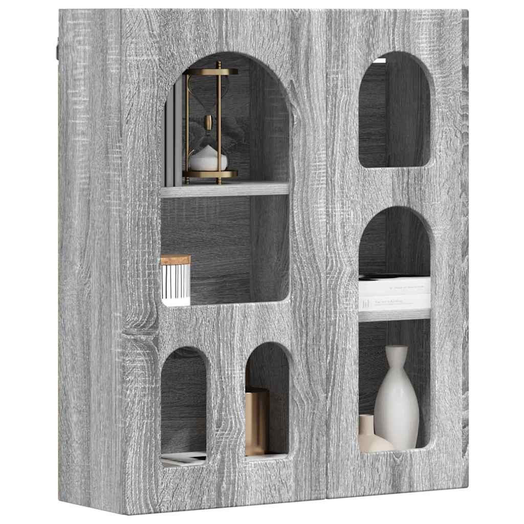 Hanging Cabinet with Shelf ELST Grey Sonoma 59 x 20 x 71.5 cm