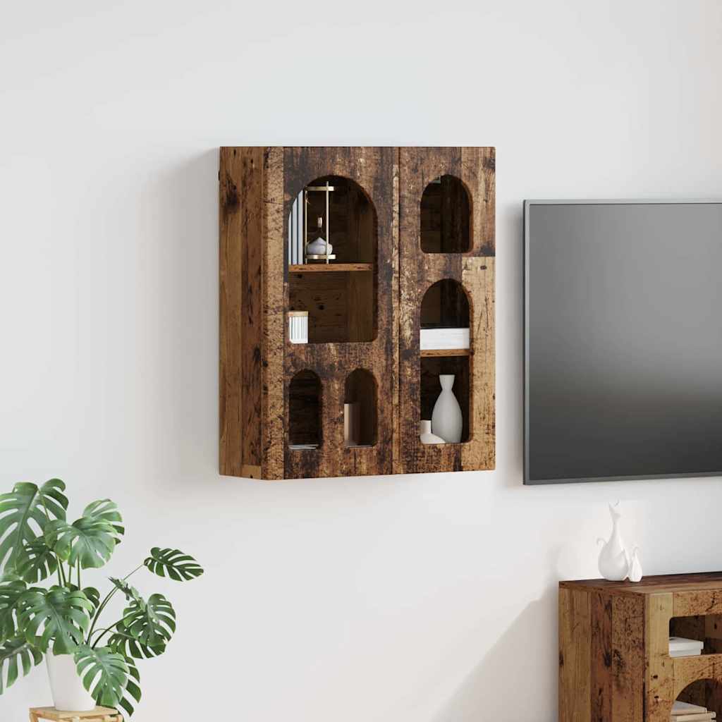 Hanging Cabinet ELST Old Wood 59 x 20 x 71.5 cm Engineered Wood