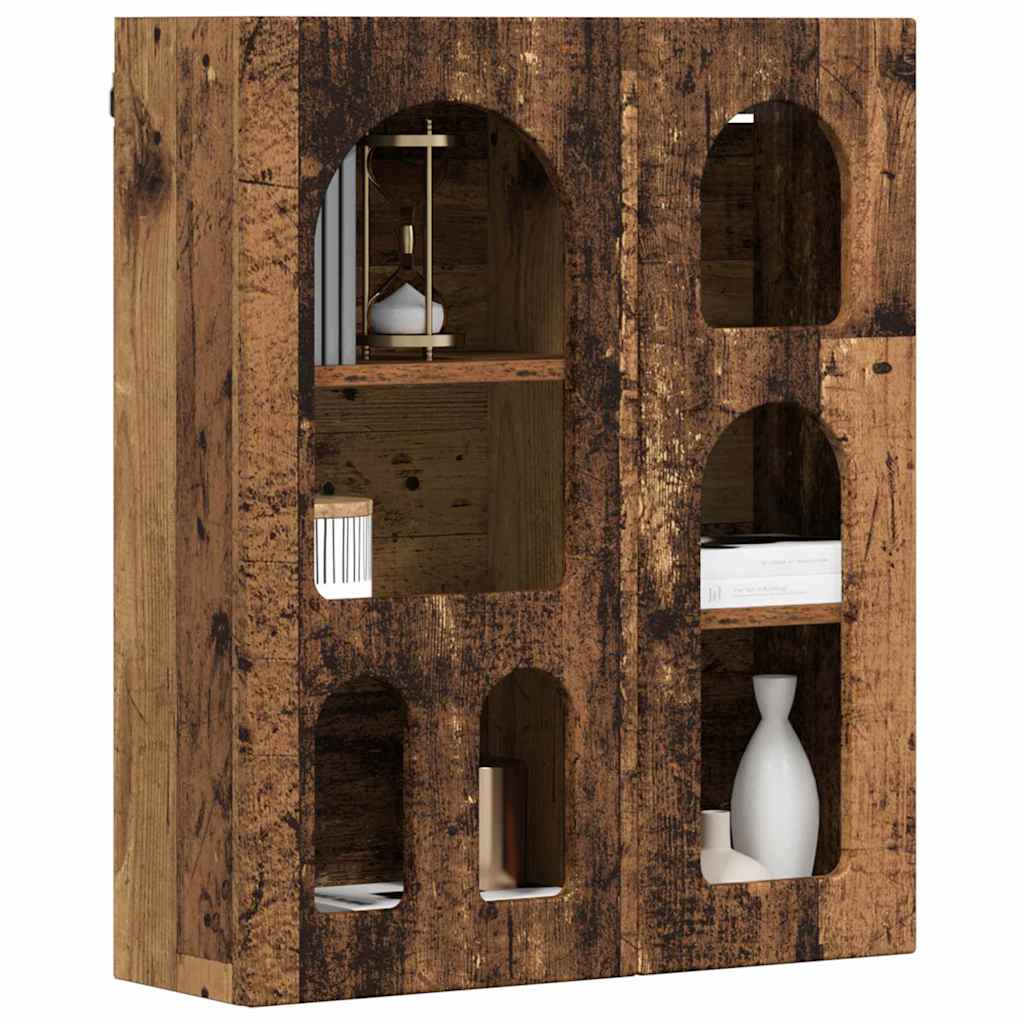 Hanging Cabinet ELST Old Wood 59 x 20 x 71.5 cm Engineered Wood