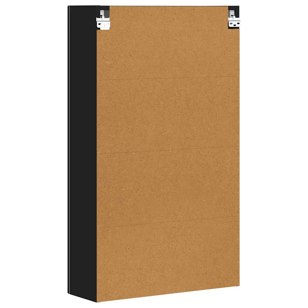 Hanging Cabinet ELST Black 59 x 20 x 100 cm Engineered Wood
