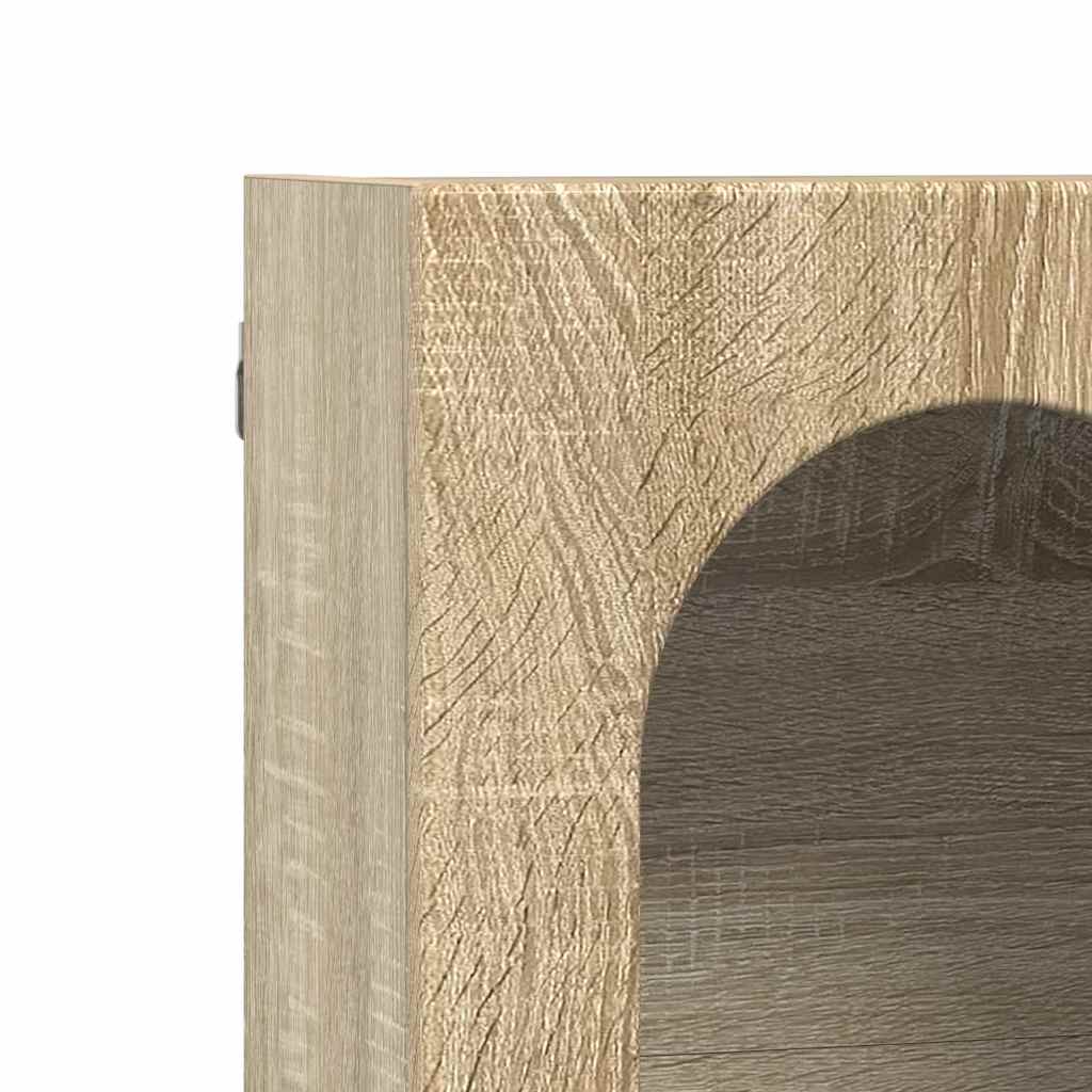Hanging Cabinet with Shelf ELST Sonoma Oak 59 x 20 x 100 cm