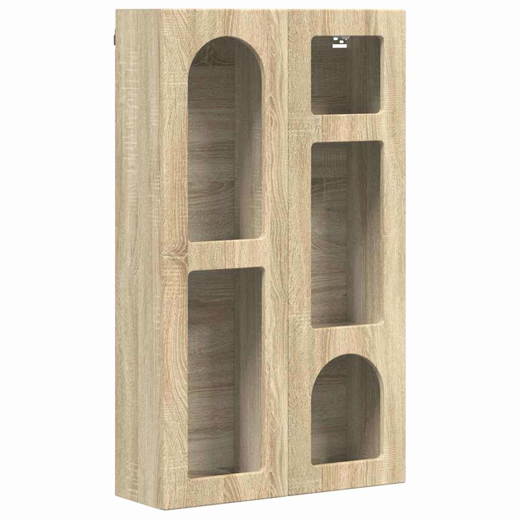 Hanging Cabinet with Shelf ELST Sonoma Oak 59 x 20 x 100 cm
