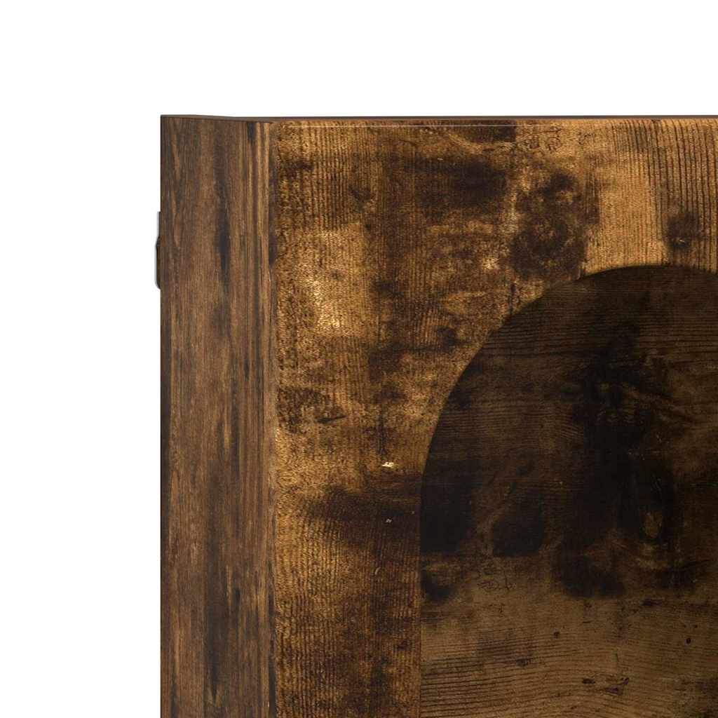 Hanging Cabinet with Shelf ELST Smoked Oak 59 x 20 x 100 cm