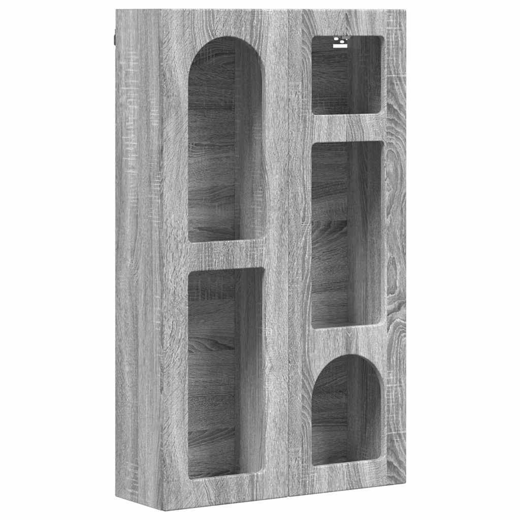 Hanging Cabinet with Shelf ELST Grey Sonoma 59 x 20 x 100 cm