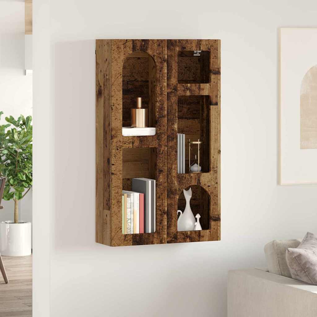 Hanging Cabinet ELST Old Wood 59 x 20 x 100 cm Engineered Wood