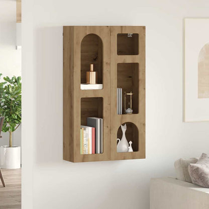 Hanging Cabinet with Shelf ELST Artisan Oak 59 x 20 x 100 cm