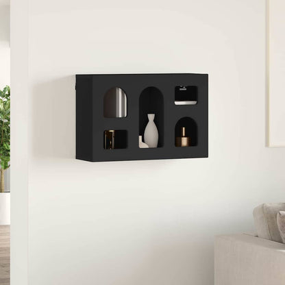 Hanging Cabinet ELST Black 60 x 20 x 40 cm Engineered Wood