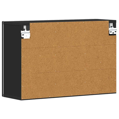 Hanging Cabinet ELST Black 60 x 20 x 40 cm Engineered Wood