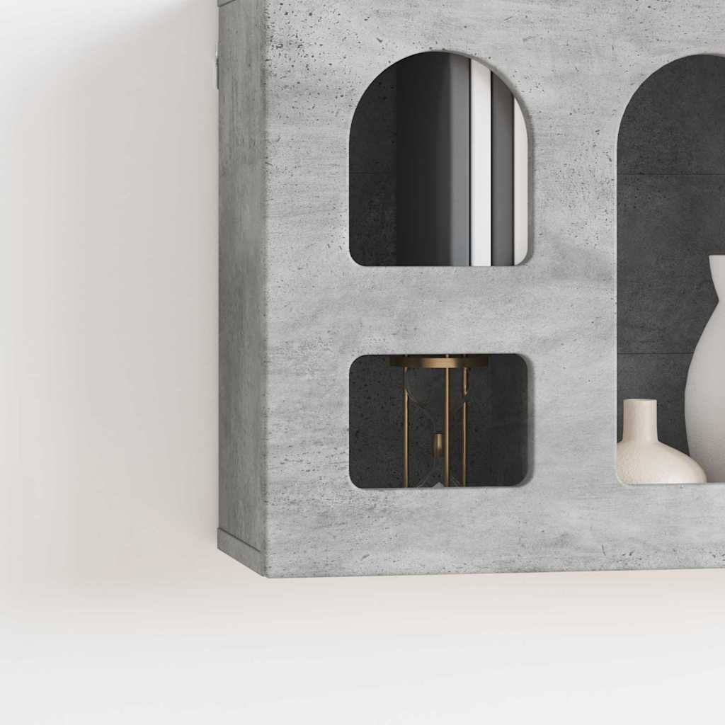 Hanging Cabinet with Shelf ELST Concrete Grey 60 x 20 x 40 cm