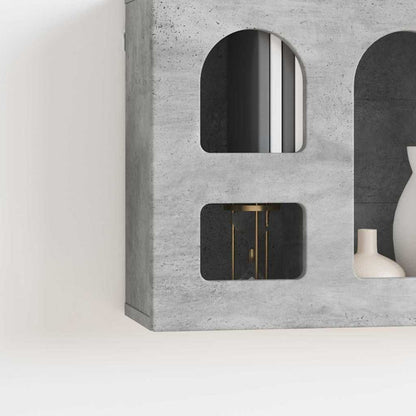 Hanging Cabinet with Shelf ELST Concrete Grey 60 x 20 x 40 cm