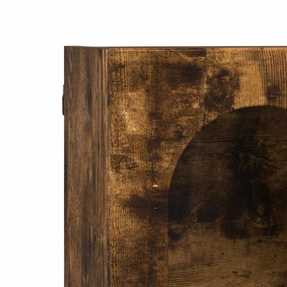 Hanging Cabinet ELST Smoked Oak 60 x 20 x 40 cm Engineered Wood