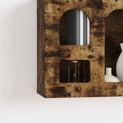 Hanging Cabinet ELST Smoked Oak 60 x 20 x 40 cm Engineered Wood