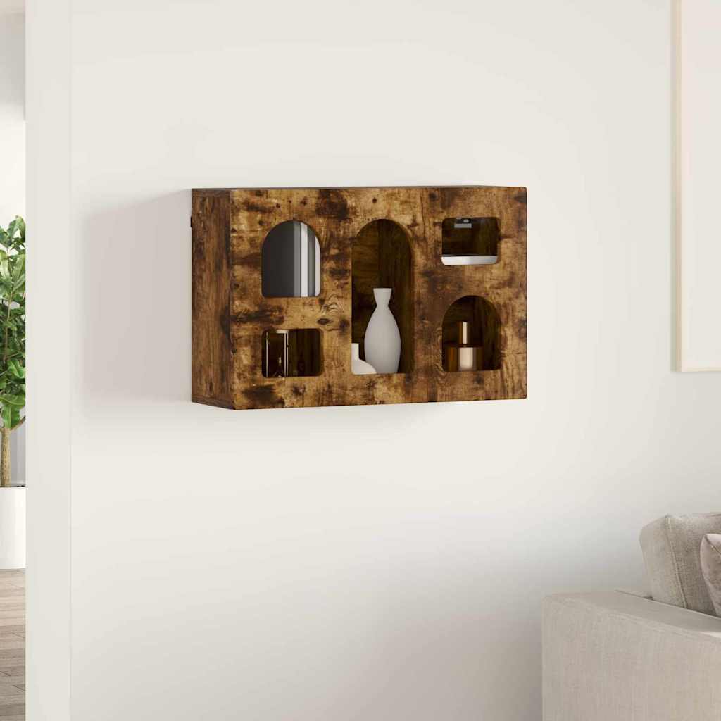 Hanging Cabinet ELST Smoked Oak 60 x 20 x 40 cm Engineered Wood