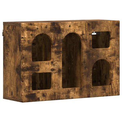 Hanging Cabinet ELST Smoked Oak 60 x 20 x 40 cm Engineered Wood