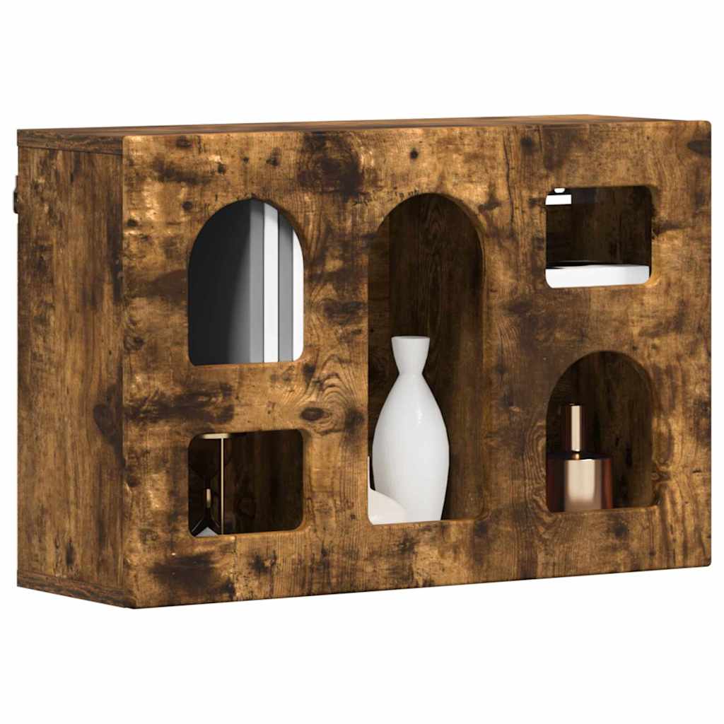 Hanging Cabinet ELST Smoked Oak 60 x 20 x 40 cm Engineered Wood