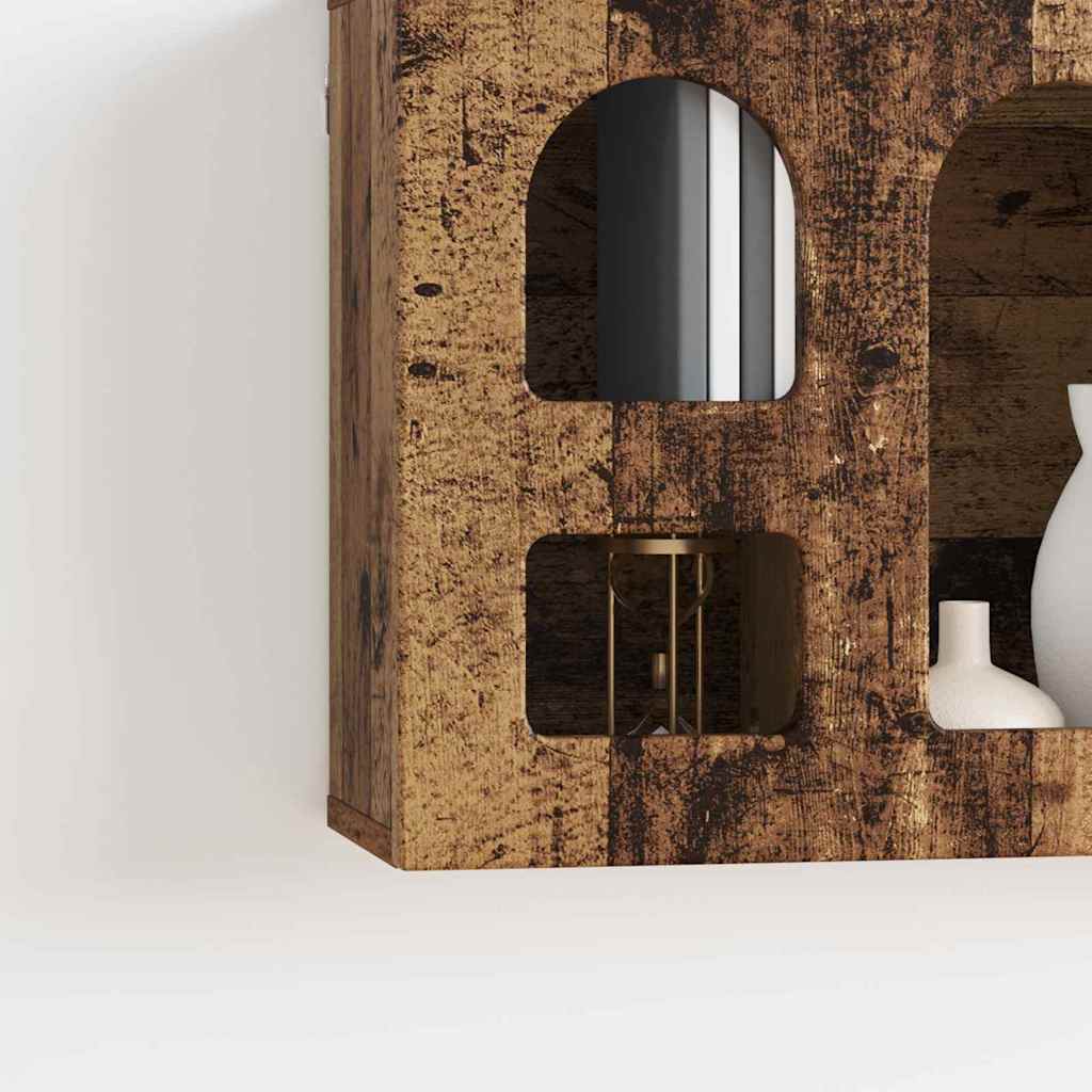 Hanging Cabinet ELST Old Wood 60 x 20 x 40 cm Engineered Wood