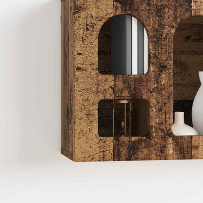Hanging Cabinet ELST Old Wood 60 x 20 x 40 cm Engineered Wood