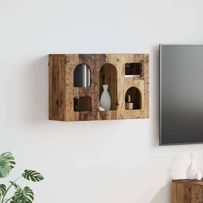 Hanging Cabinet ELST Old Wood 60 x 20 x 40 cm Engineered Wood