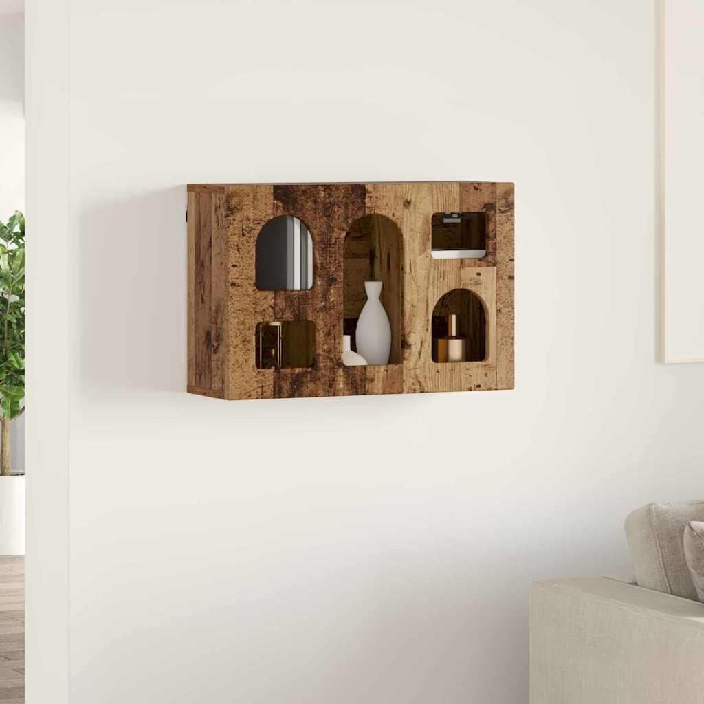 Hanging Cabinet ELST Old Wood 60 x 20 x 40 cm Engineered Wood