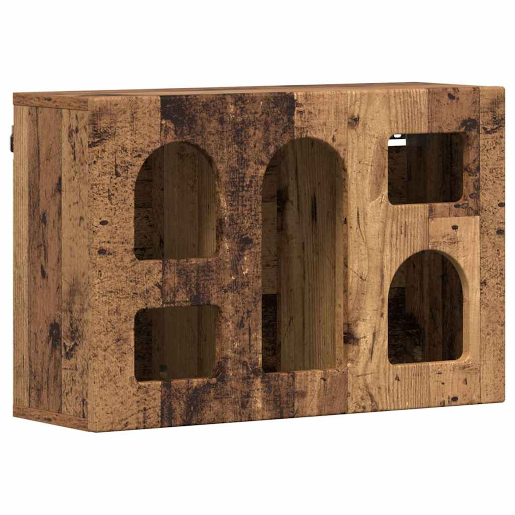 Hanging Cabinet ELST Old Wood 60 x 20 x 40 cm Engineered Wood