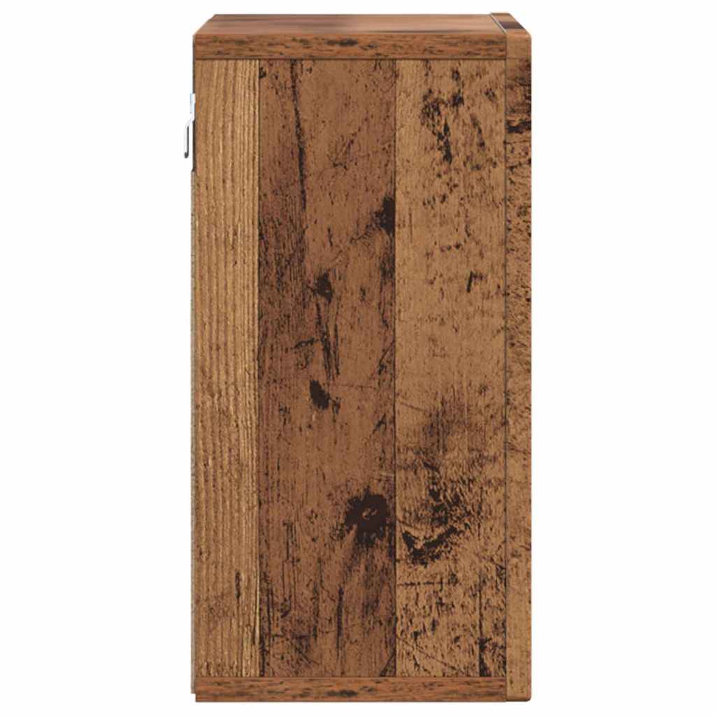Hanging Cabinet ELST Old Wood 60 x 20 x 40 cm Engineered Wood