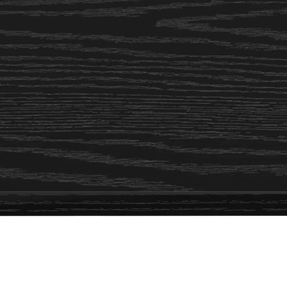 Wall-Mounted Desk Black Oak 60 x 45 x 30 cm Engineered Wood