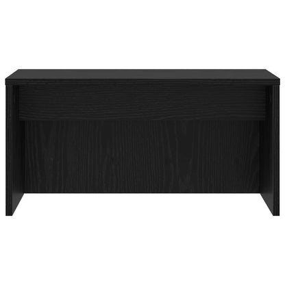 Wall-Mounted Desk Black Oak 60 x 45 x 30 cm Engineered Wood