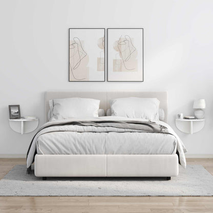 Wall Shelf High Gloss White 38 x 19 x 19 cm Engineered Wood