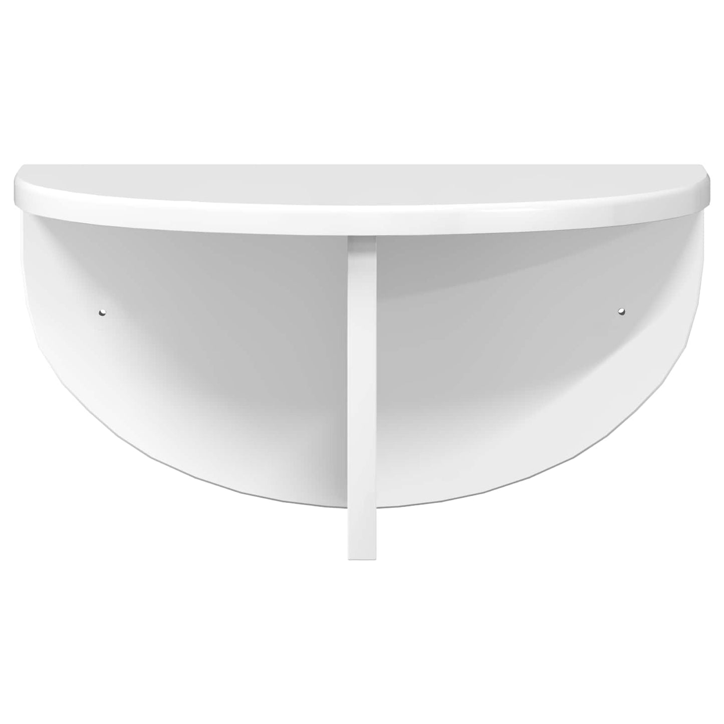 Wall Shelf High Gloss White 38 x 19 x 19 cm Engineered Wood