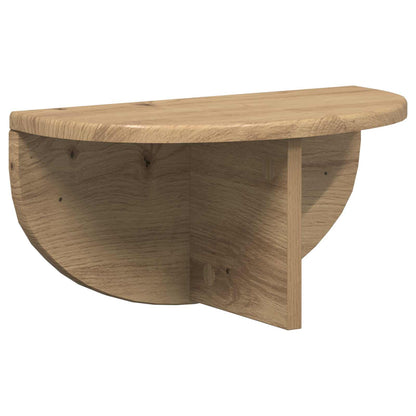 Wall Shelf Wall-Mounted Artisan Oak 38 x 19 x 19 cm