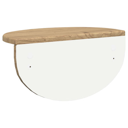 Wall Shelf Wall-Mounted Artisan Oak 38 x 19 x 19 cm