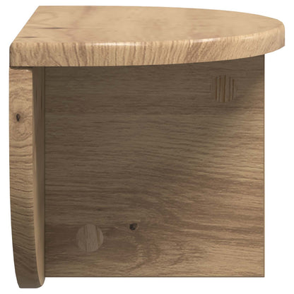 Wall Shelf Wall-Mounted Artisan Oak 38 x 19 x 19 cm