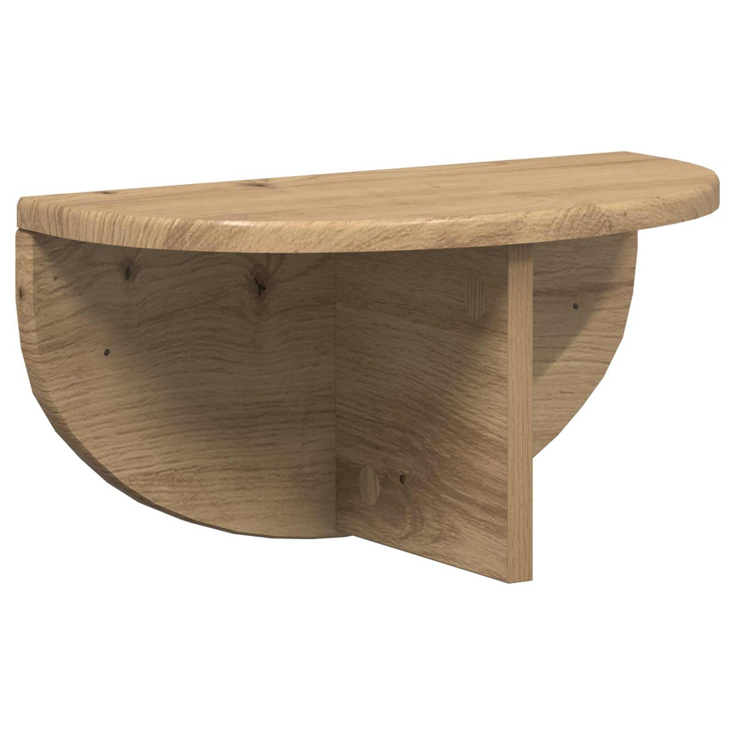 Wall Shelf Wall-Mounted 2 pcs Artisan Oak 38 x 19 x 19 cm