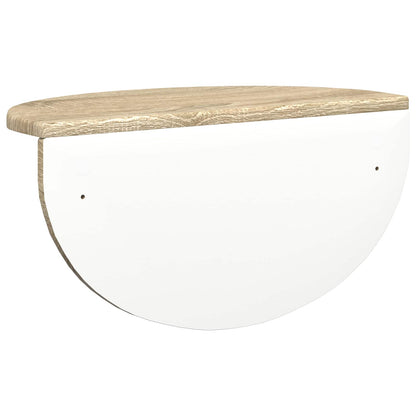 Wall Shelf Sonoma Oak 48 x 24 x 24 cm Engineered Wood
