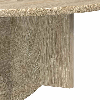 Wall Shelf 2 pcs Sonoma Oak 48 x 24 x 24 cm Engineered Wood