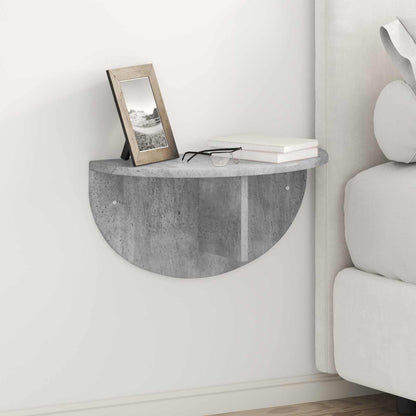 Wall Shelf Concrete Grey 48 x 24 x 24 cm Engineered Wood