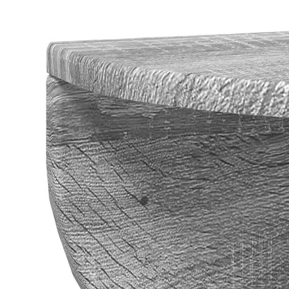Wall Shelf Grey Sonoma 48 x 24 x 24 cm Engineered Wood