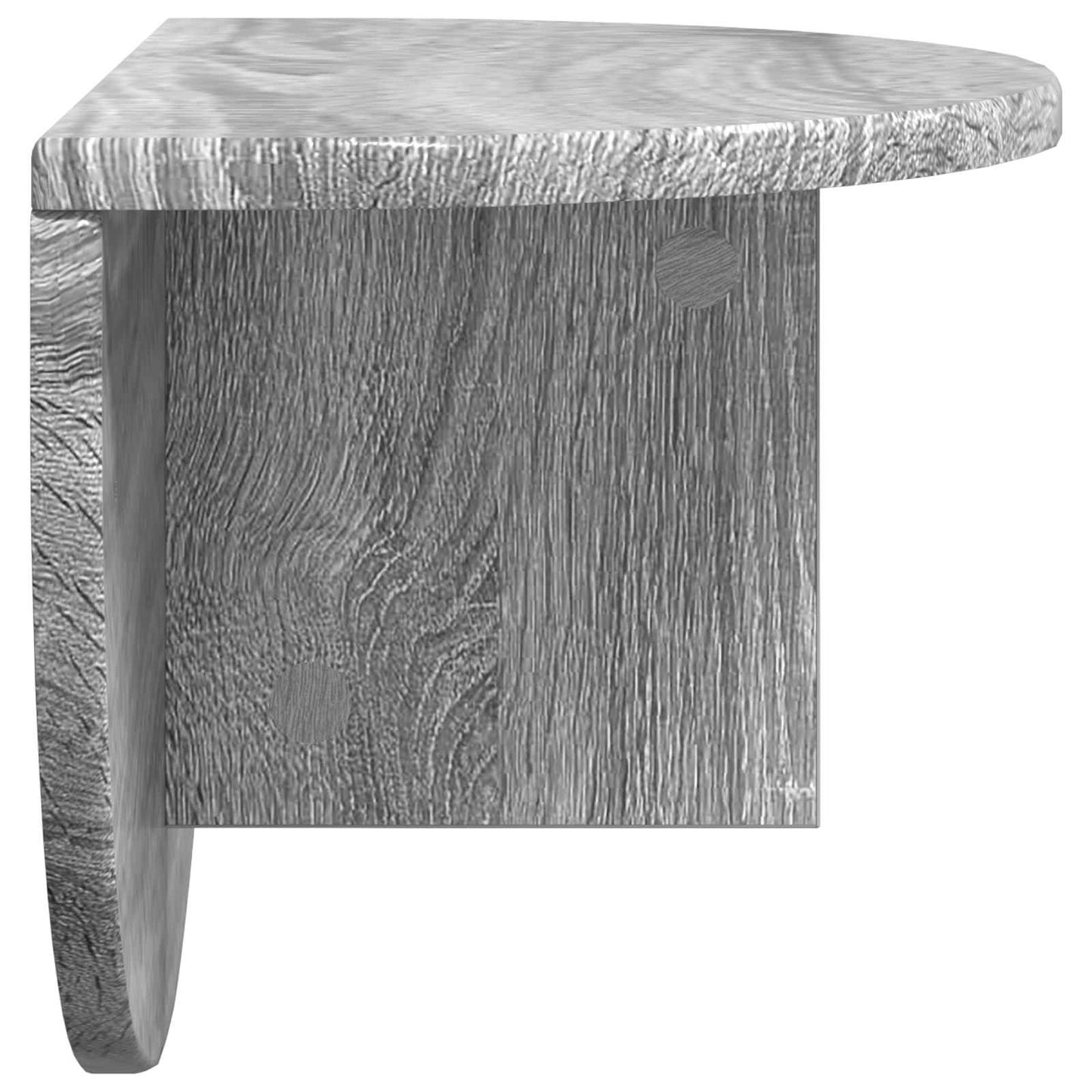 Wall Shelf Grey Sonoma 48 x 24 x 24 cm Engineered Wood
