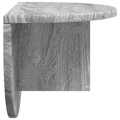Wall Shelf Grey Sonoma 48 x 24 x 24 cm Engineered Wood