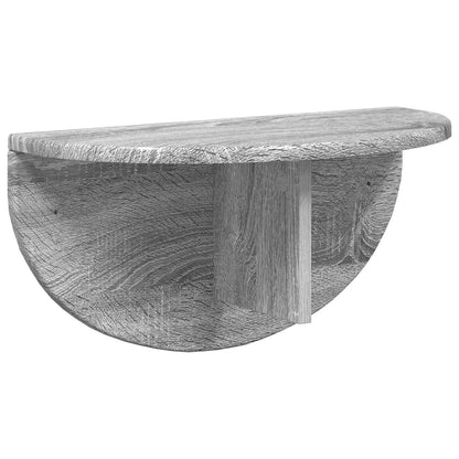 Wall Shelf 2 pcs Grey Sonoma 48 x 24 x 24 cm Engineered Wood