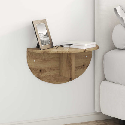 Wall Shelf Wall-Mounted Artisan Oak 48 x 24 x 24 cm