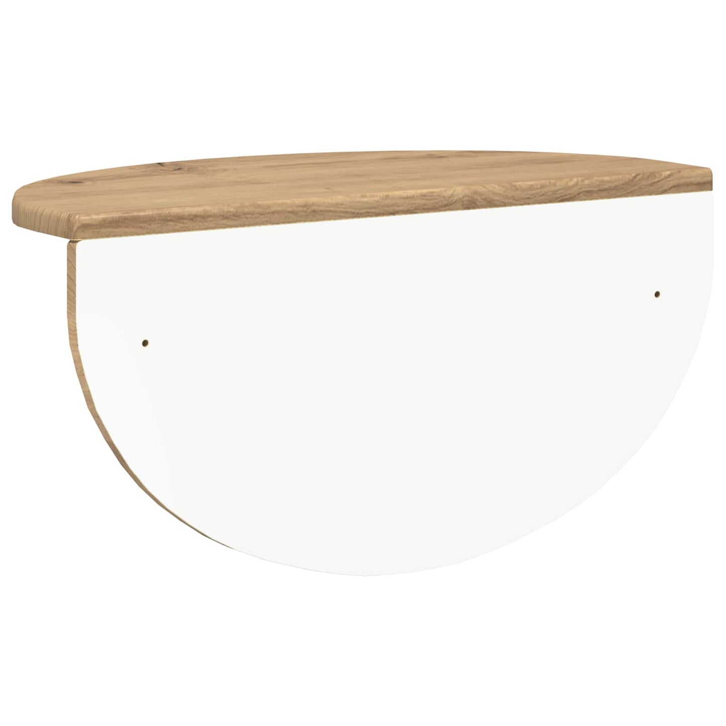 Wall Shelf Wall-Mounted 2 pcs Artisan Oak 48 x 24 x 24 cm