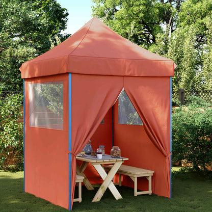 Party Tent Folding Terracotta 200 x 200 x 306 cm Oxford Fabric