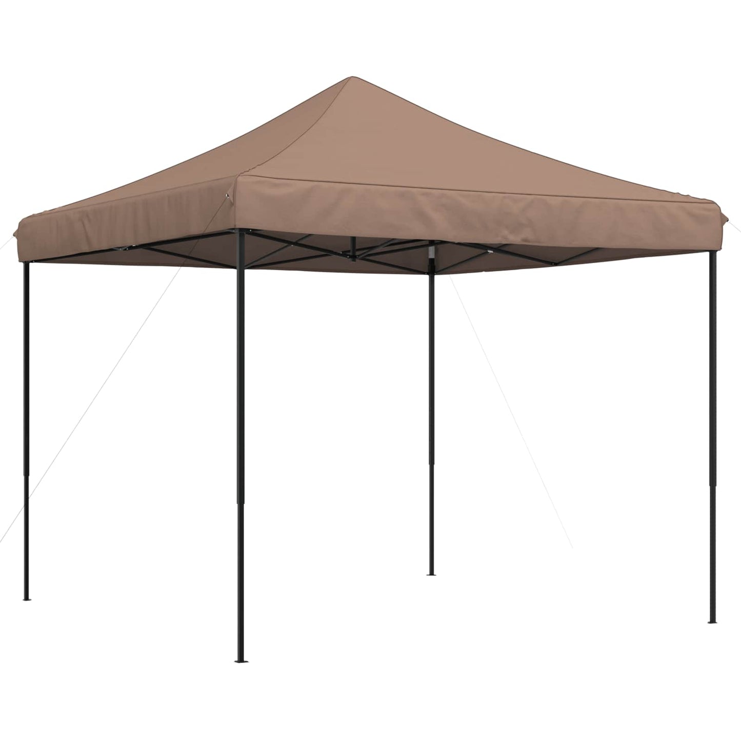 Party Tent Folding Brown 292 x 292 x 315 cm Oxford Fabric
