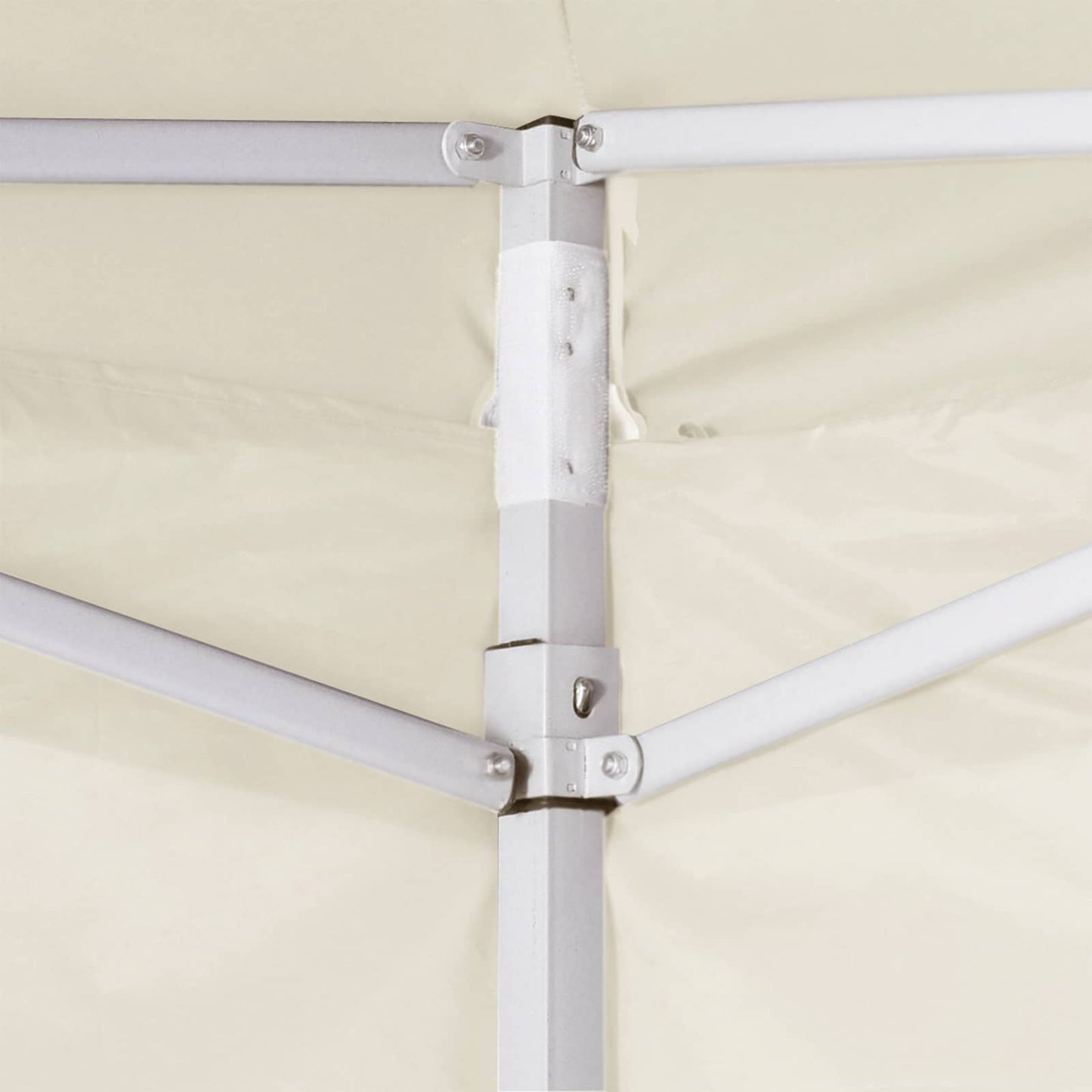 Party Tent Folding Cream 291 x 291 x 315 cm Oxford Fabric