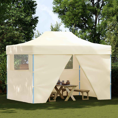 Party Tent Folding Cream 280 x410 x 315 cm Oxford Fabric